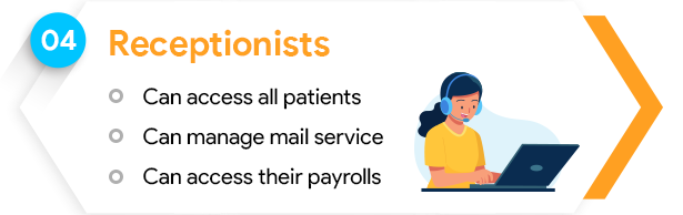 Receptionists vida Hms 3735